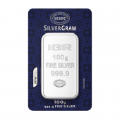100 gr 999.9 Saf İAR Külçe Gümüş