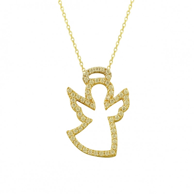 Uçan Melek Altın Kolye KLF1004 Yatırımım