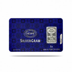 5 gr İAR Gümüş Külçe
