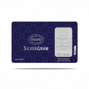 One Ounce 31,10 gr İAR Külçe Gümüş