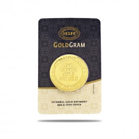31,10 gr 1 ONS  24 Ayar 999.9 İAR Saf Gram Altın