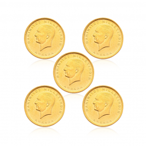 ATA Lira Darphane 5 adet paket  101. Yıl Yeni Tarihli