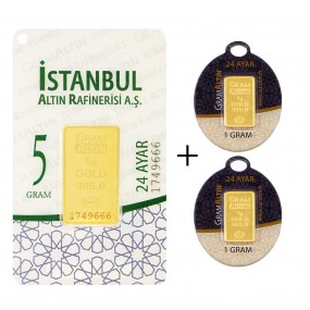 7 gr 24 Ayar İAR Gram Külçe Altın