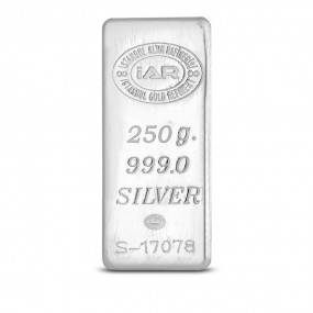 250 gr İAR Gram Külçe Gümüş