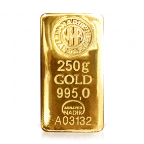 250 gr 24 Ayar Nadir Külçe Altın