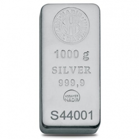 1000 gr  Nadir Gram Külçe Gümüş