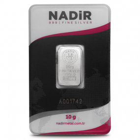 10 gr Nadir Külçe Gümüş 