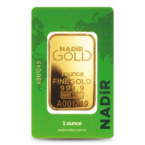 31,10 gr 1 ONS  24 Ayar 999.9 Nadir Saf Gram Altın
