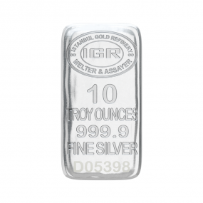 10  TROY ONS 311.0 gr İAR Külçe Gümüş