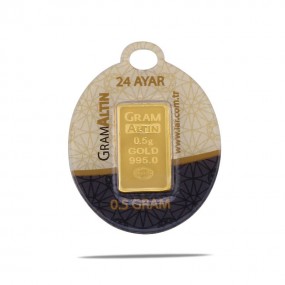 0,5 gr 24 Ayar İAR Gram Külçe Altın