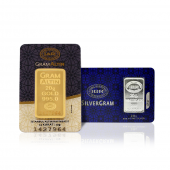 20 Gram 24 Ayar Külçe Altın  20 Gram Külçe Gümüş