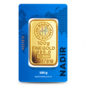 100 gr 24 Ayar Nadir Gram Külçe Altın 