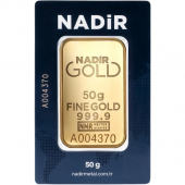 50 gr 24 Ayar 999.9 Nadir Saf Gram Külçe Altın