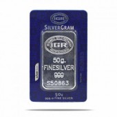 50 gr İAR Gram Külçe Gümüş